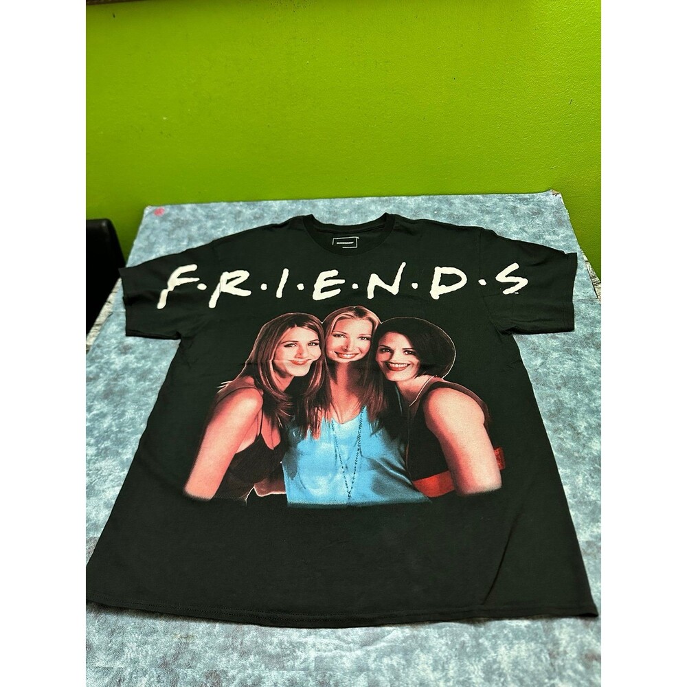 Friends Women’s Logo Black Graphic Tee XL
